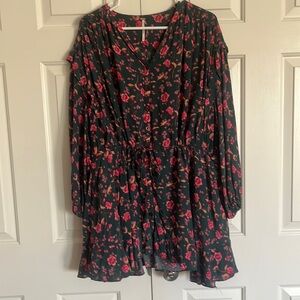 Free People Flower Fields Mini Dress or tunic